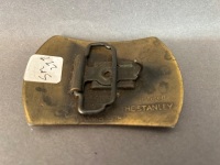 Stanley Brass belt buckle - 2