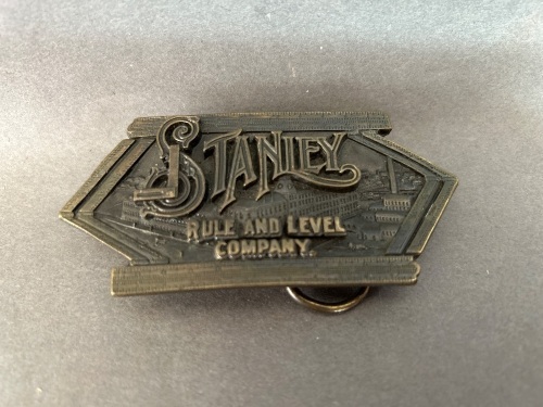Stanley Brass Belt Buckle