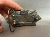 Stanley Brass Belt Buckle - 2