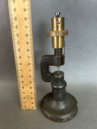 Antique brass and steel wathc tool