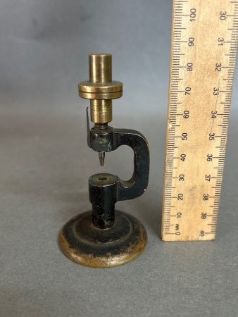 Antique brass and steel wathc tool