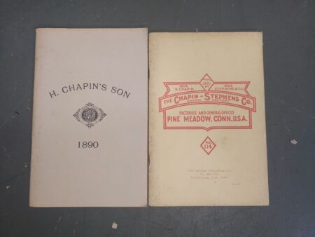 Chaplin-Steven pair of tool catalogues