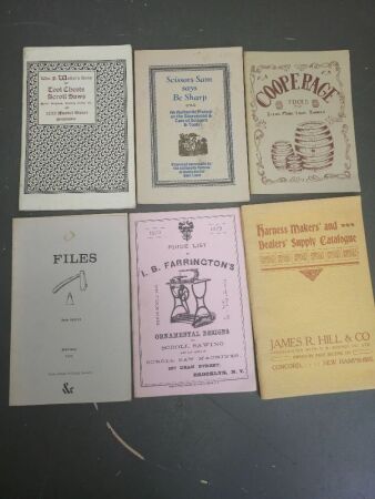 5 assorted tool catalogues
