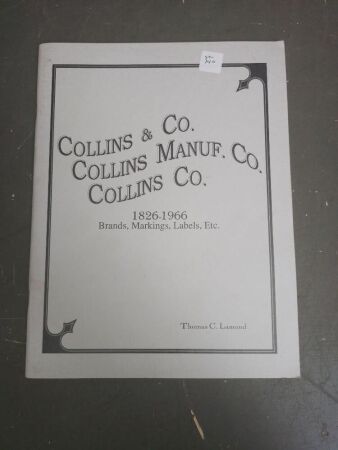 COLLINS & CO., COLLINS MFG CO., COLLINS CO. BY THOMAS LAMOND