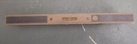 Statton USA 12" brass bound level - 2