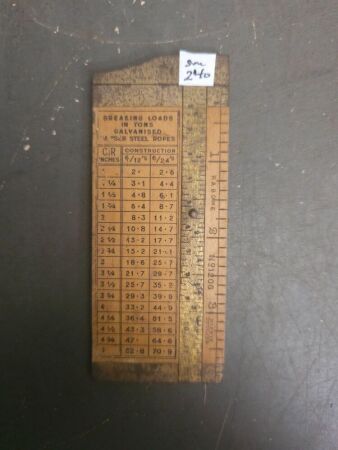 J Rabone England 1206 rope rule as new