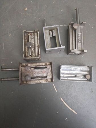 5 butt gauges by sterns, stanley, general all different