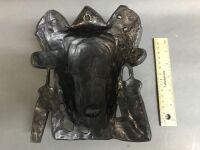 1920's Chinese Carved Ebony Mask - 2