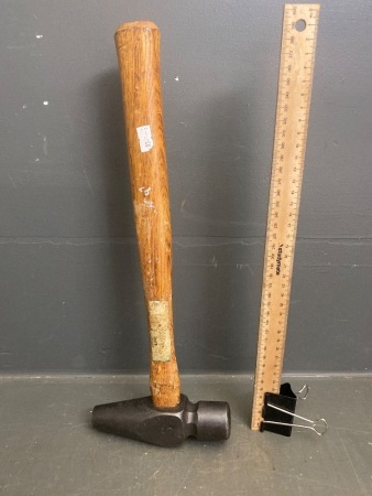 SJ Maker Flat Pein blacksmith hammer, 145mmx 30mm x38mm head