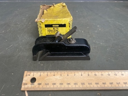 Stanley USA no 75 bull nose rabbet iob