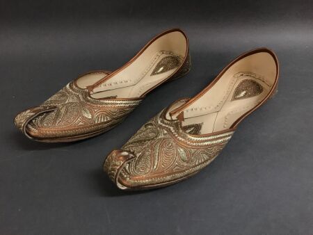 Pair of Moroccan Leather Slippers