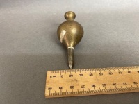 Monument no 4, 6.5oz, 80mm long brass plumb bob - 2