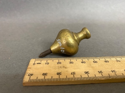 W.Marples no 1 brass plumb bob 55mm long 2.7oz