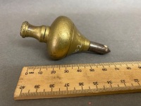 W.Marples no 4 brass plumb bob 85mm long 7.5oz - 2