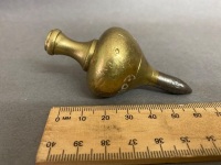 W.Marples no 3 brass plumb bob, 80mm long 5.9oz - 2