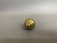 Solid Brass spool top plumb bob 60mm long 3.4oz - 2