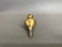 Monument no 1 3.5oz, 75mm long brass plumb bob - 2