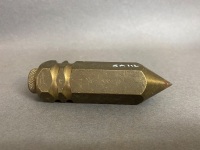 Solid Brass Plumb bob 110mm long 17.6oz - 3