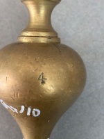 Solid Brass Plumb bob 85mm long 7.9oz - 5