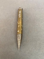 Pencil brass plumb bob 100mm long 2.4oz - 3