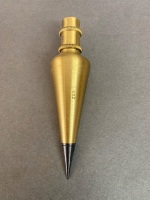General USA no 80006 solid brass plumb bob iob 6oz - 2