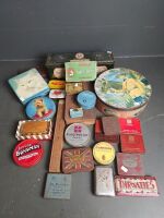 Large Lot of Mixed Tins - 2