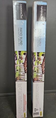 Brand New Set of 2 Outdoor Patio Blinds