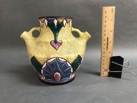 Amphora Dutch Pottery Vase c1920's