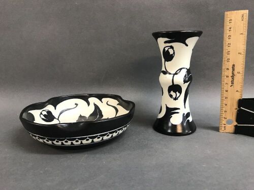 2 Pieces of Gouda Dutch Pottery c1920's