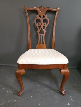 Timber Chair with Cushioned Seat