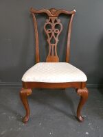 Timber Chair with Cushioned Seat