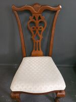 Timber Chair with Cushioned Seat - 2