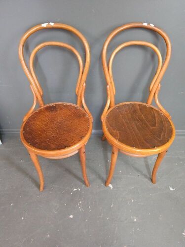 2 Antique Bentwood Chairs