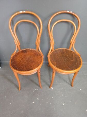 2 Antique Bentwood Chairs