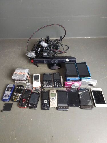 Large Quanity of Nokia Phones, XBox 360 Kinect and Misc Electronics