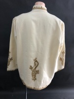 Vintage Indian Wool Crewel Work Jacket - Size 14-16 - 3