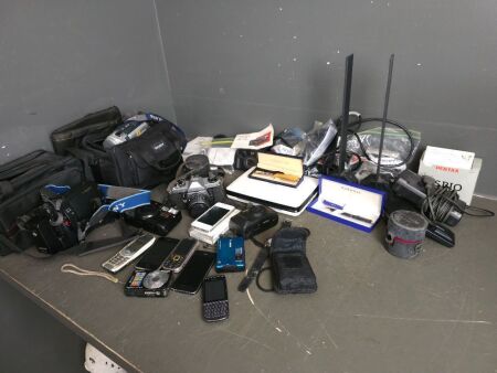 One Huge Lot of Cameras, Phones and Electronics