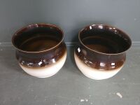 Two Large Pot Plant Holders