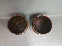 Two Large Pot Plant Holders - 2