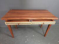 Slim Line Wooden Desk with two drawers