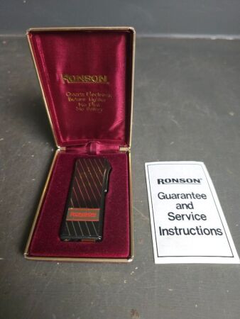 Boxed Ronson Quartz Electronic Lighter