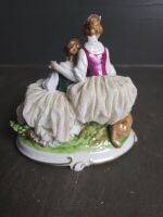 Porcelain 2 Lady Figures - 2