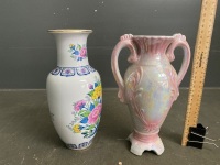 2 Ornate Vases - 2