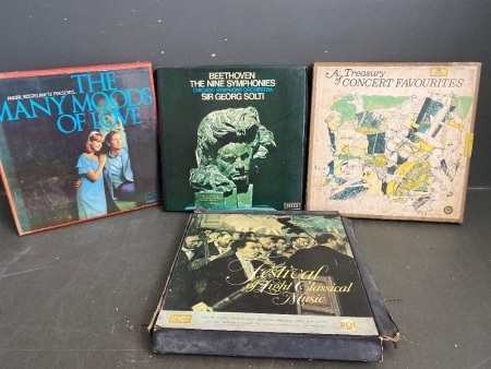 Four Box Set of Classical Records