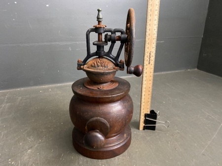 Vintage Rod Madam Wooden Coffee Grinder