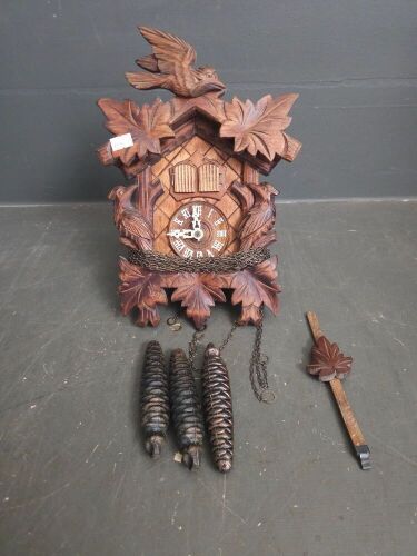 Small Wooden Regula West German Cookoo Clock