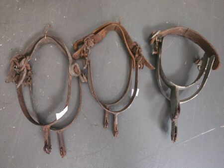 3 Pair Vintage Spurs