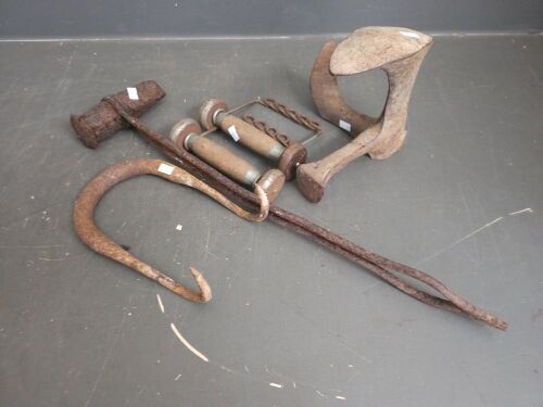 Mixed Lot of Metal Equipment & Tools