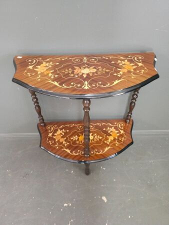 Italian Lacquered Inlaid Table