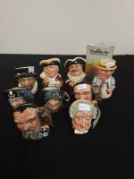 Selection of 10 Royal Doulton Toby Jugs